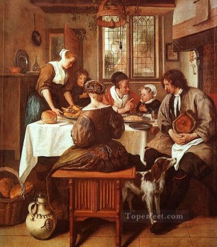 Jan Steen Painting - Grace pintora de género holandesa Jan Steen